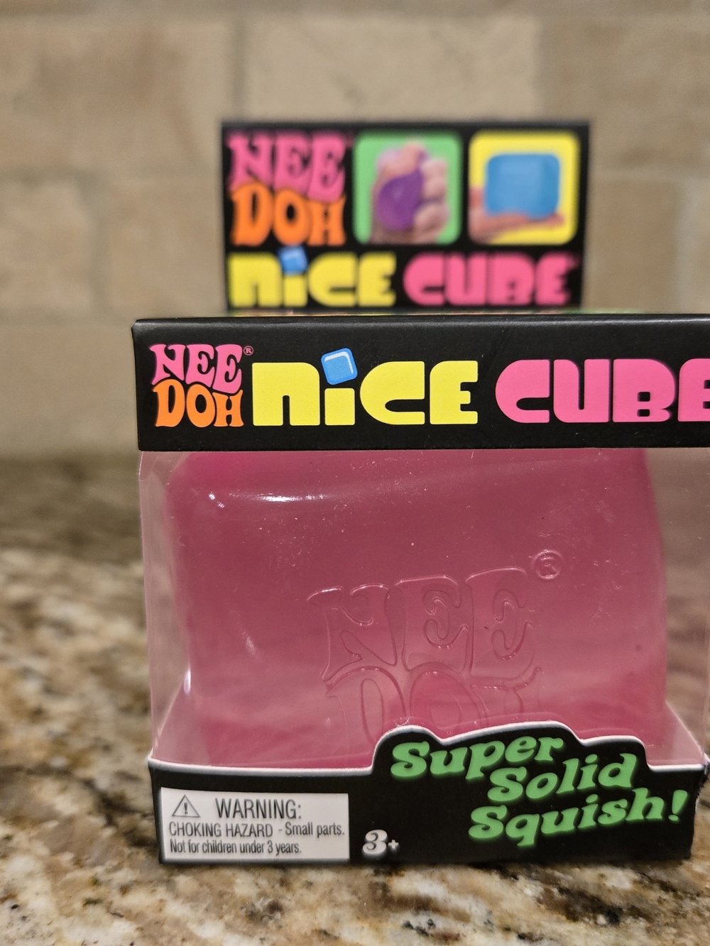 Needoh Nice Cube - Pink - BNWT